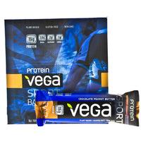 vega sports protein bars chocolate peanut butter box 12 x 60g