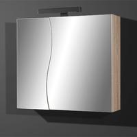 Verena Mirrored Bathroom Cabinet in Canadian Oak