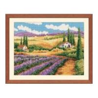 vervaco tapestry kit lavender field landscape