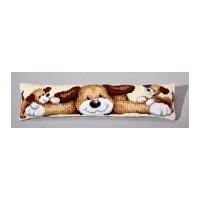 Vervaco Cross Stitch Kit Draft Excluder Kit Playful Dog