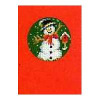 Vervaco Counted Cross Stitch Kit Christmas Card Snowman