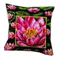 Vervaco Cross Stitch Kit Cushion Kit Waterlily
