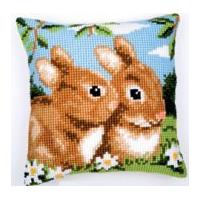 Vervaco Cross Stitch Kit Cushion Kit Bunnies