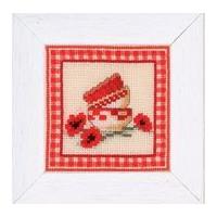 Vervaco Counted Cross Stitch Kit Red Cups