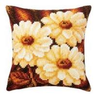 Vervaco Cross Stitch Kit Cushion Kit Daisies
