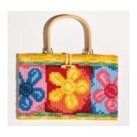 Vervaco Cross Stitch Kit Handbag Kit Bright Flowers