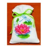 Vervaco Counted Cross Stitch Kit Potpourri Bag Waterlily
