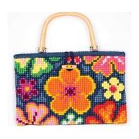 Vervaco Cross Stitch Kit Handbag Kit Bright Flower