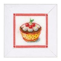 Vervaco Counted Cross Stitch Kit Cupcake 2