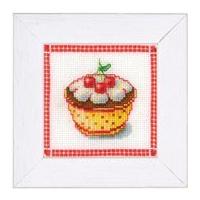 vervaco counted cross stitch kit cupcake 2