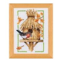 Vervaco Counted Cross Stitch Kit Birdhouse Autumn