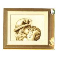 vervaco counted cross stitch kit i love you kitty