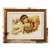 vervaco counted cross stitch kit the kiss