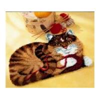 Vervaco Latch Hook Kit Cat & Wool