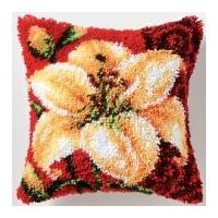 Vervaco Latch Hook Cushion Kit Tiger Lily