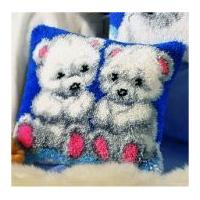 Vervaco Latch Hook Cushion Kit Polar Bear Cubs