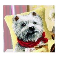 Vervaco Latch Hook Cushion Kit West Highland Terrier