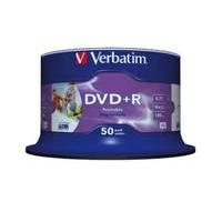 Verbatim Dvd+r 16x Wide Printable 50pk