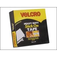 VEL Heavy-Duty Stick On Tape 50mm x 5m White