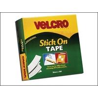 vel stick on tape 20mm x 10m white