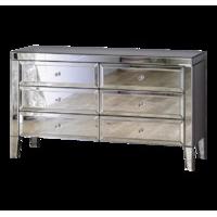 Veneto 6 Drawer Mirrored Chest