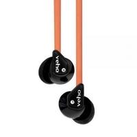 Veho 360 Z-1 Flex Stereo Noise Isolating In-Ear Earbud Earphones in Orange