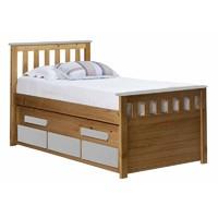 Verona Bergamo Captains Bed White