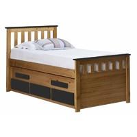 Verona Bergamo Captains Bed Graphite