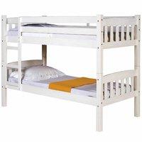 Verona America Whitewash Bunk Bed Small Single