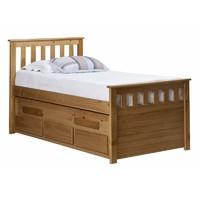 verona bergamo captains bed antique pine