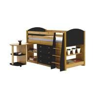 Verona Long Mid Sleeper Set 1 with Graphite