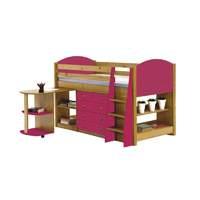 Verona Long Mid Sleeper Set 1 with Fuschia