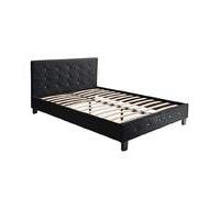 vegas double bed with quilted mattress