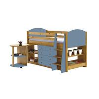 verona long mid sleeper set 1 with baby blue