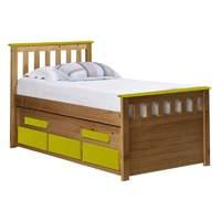Verona Bergamo Captains Bed Lime
