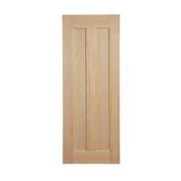 Vertical 2 Panel Clear Pine Internal Unglazed Door (H)1981mm (W)762mm