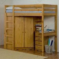 Verona Designs Rimini High Bed With Corner Robe + Shelves + 4 Drawer Bedside