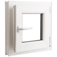 Ventana PVC oscilo-batiente triple cristal manilla izq 500x500 mm