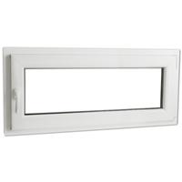 Ventana PVC oscilo-batiente triple cristal manilla izq 900x400 mm