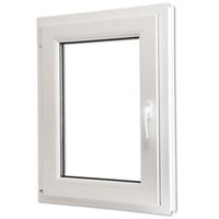 Ventana doble acristalado PVC oscilo-batiente manilla der 600x900mm