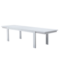 Venice 200cm White High Gloss Extending Dining Table