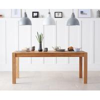 verona 180cm oak dining table