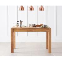 verona 120cm oak dining table