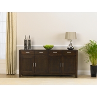 verona 180cm dark oak sideboard