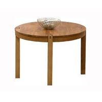 Verona 110cm Oak Round Dining Table
