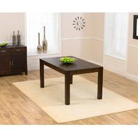 verona 150cm dark oak dining table