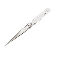 VETUS ST-10 Pointed Long Pointed Straight Head Stainless Steel Precision High Elastic Tweezers