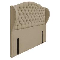 Venice Floorstanding Upholstered Headboard - Small Single - Sand