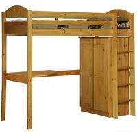 verona maximus antique pine standard high sleeper bed set 1