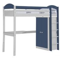 verona maximus white pine and blue standard high sleeper bed set 1